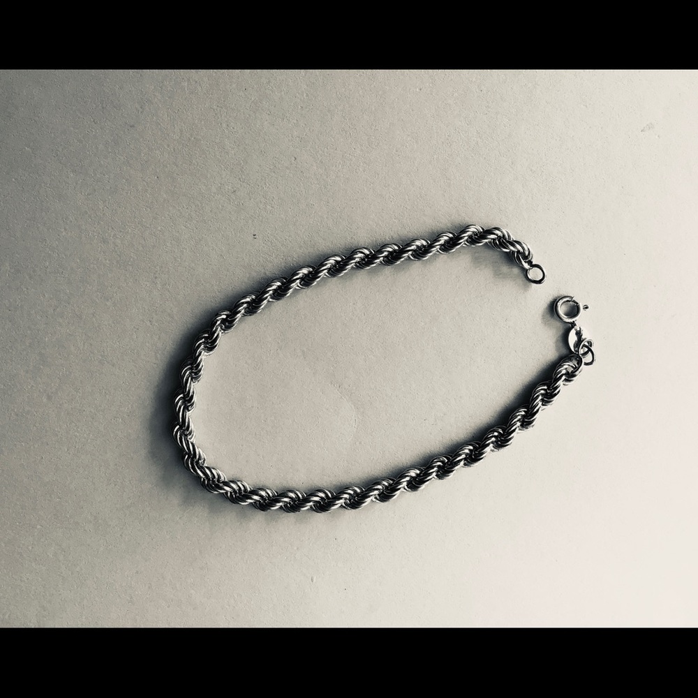 ROPE bracelet STERLING 7”